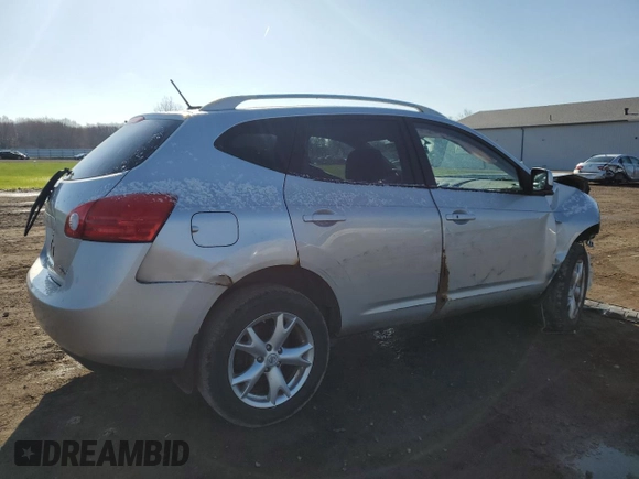 2008 Nissan Rogue SL with VIN JN8AS58V68W400735, listed as a Copart auction lot 52341475 with 165,904 mi miles and Salvage Title. Bid and sale history available at DreamBid. Image 3.