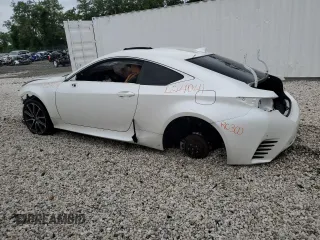 2017 Lexus RC with VIN JTHSM5BCXH5003406, listed as a Copart auction lot 62841844 with 999,999 mi miles and Salvage Title. Bid and sale history available at carsss.com. Image 2.