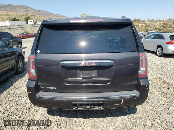 2018 GMC Yukon Denali with VIN 1GKS2CKJXJR217857, listed as a Copart auction lot 62943934 with 122,015 mi miles and Salvage Title. Bid and sale history available at carsss.com. Image 6.