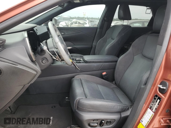 2023 Lexus RX with VIN 2T2BBMCA5PC014034, listed as a Copart auction lot 53158245 with 9,338 mi miles and Salvage Title. Bid and sale history available at carsss.com. Image 7.