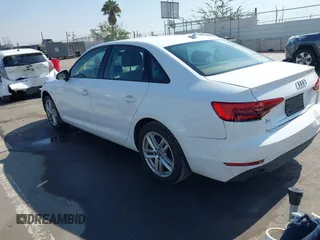 2017 Audi A4 Premium with VIN WAUGNAF46HN021107, listed as a IAAI auction lot 41593316 with 103,205 mi miles. Bid and sale history available at carsss.com. Image 3.