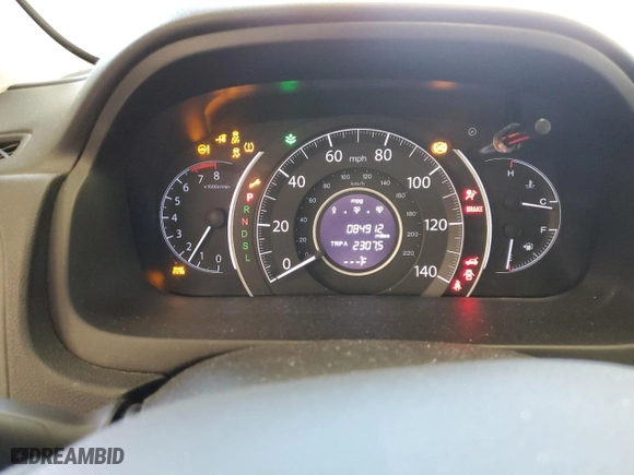 2016 Honda CR-V EX with VIN 2HKRM3H55GH570005, listed as a Copart auction lot 52152235 with 84,912 mi miles and Salvage Title. Bid and sale history available at carsss.com. Image 9.
