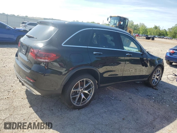 2022 Mercedes-Benz GLC 300 z VIN W1N0G8EB1NV371904, wystawiony jako Copart lot #56393595 z przebiegiem Nie podano mil oraz Nie do naprawy • Non repairable. Historia ofert i sprzedaży dostępna na DreamBid. Obrazek 3.