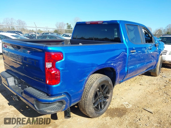 2022 Chevrolet Silverado 1500 Custom with VIN 1GCPABEK5NZ525141, listed as a IAAI auction lot 41239117 with 56,843 mi miles and . Bid and sale history available at DreamBid. Image 4.