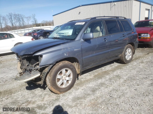 2002 Toyota Highlander with VIN JTEGF21A020042361, listed as a Copart auction lot 45173195 with 272,023 mi miles and Salvage Title. Bid and sale history available at carsss.com. Image 1.
