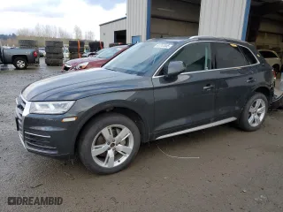 2018 Audi Q5 Premium Plus with VIN WA1BNAFY9J2233680, listed as a Copart auction lot 41747045 with 57,132 mi miles and Salvage Title. Bid and sale history available at carsss.com. Image 1.