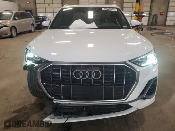 2023 Audi Q3 S line Premium z VIN WA1DECF36P1090324, wystawiony jako Copart lot #45025995 z przebiegiem 28 052 mil mil oraz Nie do naprawy. Historia ofert i sprzedaży dostępna na DreamBid. Obrazek 5.