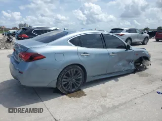 2016 Infiniti Q70 z VIN JN1BY1AP3GM220547, wystawiony jako Copart lot #54203925 z przebiegiem Nie podano mil oraz Szkody całkowita. Historia ofert i sprzedaży dostępna na DreamBid. Obrazek 3.