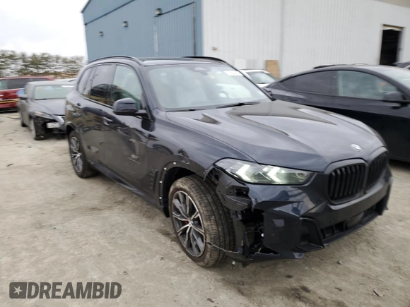 2025 BMW X5 xDrive40i with VIN 5UX23EU04S9W53256, listed as a Copart auction lot 46929635 with 0 mi miles and Salvage Title. Bid and sale history available at carsss.com. Image 4.