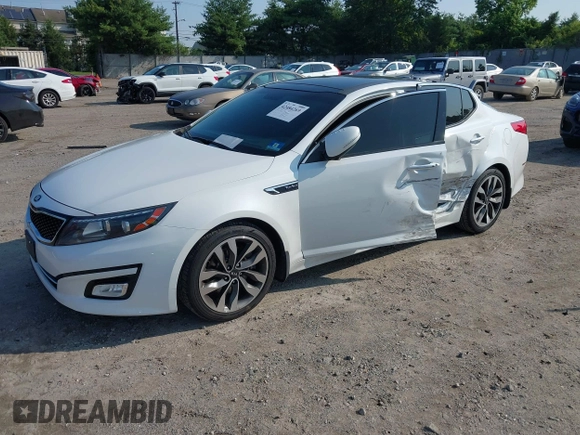 2015 Kia Optima SXL Turbo with VIN 5XXGR4A6XFG469571, listed as a IAAI auction lot 42484269 with 94,372 mi miles and . Bid and sale history available at DreamBid. Image 17.