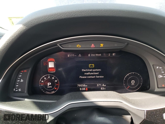 2019 Audi Q7 Prestige with VIN WA1VAAF7XKD032862, listed as a Copart auction lot 63205755 with 79,556 mi miles and Salvage title. Bid and sale history available at DreamBid. Image 9.