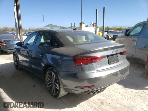 2020 Audi A3 Premium with VIN WAUAUGFF9LA088619, listed as a Copart auction lot 33744022 with 10,984 mi miles and Salvage Title. Bid and sale history available at DreamBid. Image 3.