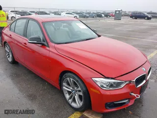 2015 BMW 3 Series 328i with VIN WBA3A5G50FNS83470, listed as a IAAI auction lot 41553128 with 79,506 mi miles. Bid and sale history available at carsss.com. Image 1.