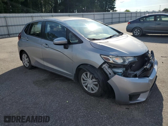 2017 Honda Fit LX with VIN JHMGK5H51HS000738, listed as a Copart auction lot 60142925 with 48,040 mi miles and Salvage title. Bid and sale history available at DreamBid. Image 4.