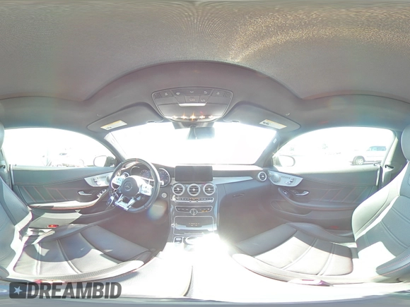 2023 Mercedes-Benz C 43 AMG with VIN W1KWJ6EB8PG119569, listed as a Copart auction lot 57043995 with 14,601 mi miles and Salvage title. Bid and sale history available at DreamBid. Image 15.
