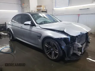 2015 BMW M3 with VIN WBS3C9C5XFJ276407, listed as a Copart auction lot 40392094 with 57,204 mi miles. Bid and sale history available at carsss.com. Image 4.