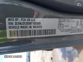 2022 Jeep Compass High Altitude with VIN 3C4NJDCB3NT105889, listed as a IAAI auction lot 41177629 with Not Provided miles and . Bid and sale history available at DreamBid. Image 9.