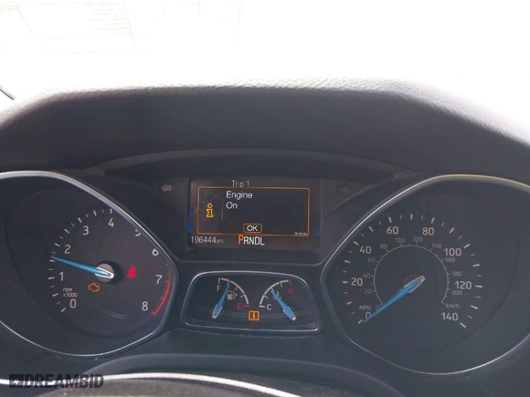 2016 Ford Focus S with VIN 1FADP3E2XGL311099, listed as a IAAI auction lot 41855282 with 196,444 mi miles. Bid and sale history available at carsss.com. Image 7.