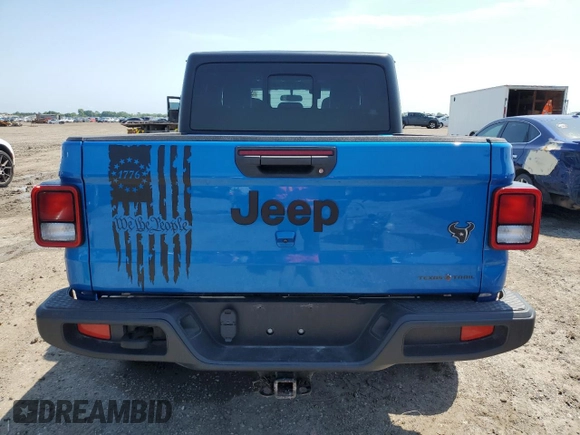 2023 Jeep Gladiator Sport S with VIN 1C6HJTAG4PL541999, listed as a Copart auction lot 55655795 with 29,444 mi miles and Clean title. Bid and sale history available at DreamBid. Image 6.