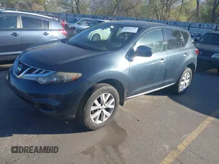2011 Nissan Murano LE with VIN JN8AZ1MW7BW180502, listed as a IAAI auction lot 42012620 with 169,794 mi miles. Bid and sale history available at carsss.com. Image 2.