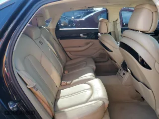2012 Audi A8 L with VIN WAURVAFDXCN034461, listed as a Copart auction lot 80657854 with 165,581 mi miles and Salvage Title. Bid and sale history available at carsss.com. Image 10.