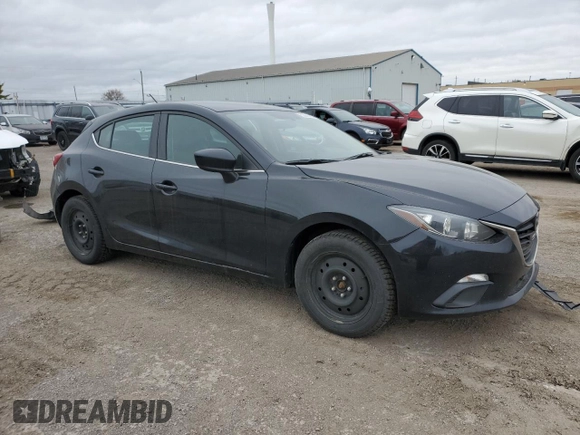 2015 Mazda 3 i Touring with VIN 3MZBM1L77FM210240, listed as a Copart auction lot 53860425 with Not provided miles and Salvage title. Bid and sale history available at DreamBid. Image 4.