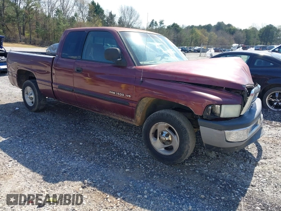 2001 Dodge 1500 with VIN 3B7HC13Y41M555680, listed as a IAAI auction lot 41890064 with 190,065 mi miles. Bid and sale history available at carsss.com. Image 1.