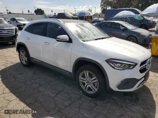 2021 Mercedes-Benz GLA with VIN W1N4N4GB7MJ170107, listed as a Copart auction lot 47322115 with 46,304 mi miles and Salvage Title. Bid and sale history available at carsss.com. Image 4.