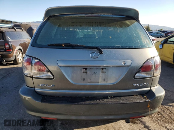 2003 Lexus RX 300 with VIN JTJGF10U330162566, listed as a Copart auction lot 85192144 with 187,769 mi miles and Salvage Title. Bid and sale history available at carsss.com. Image 6.