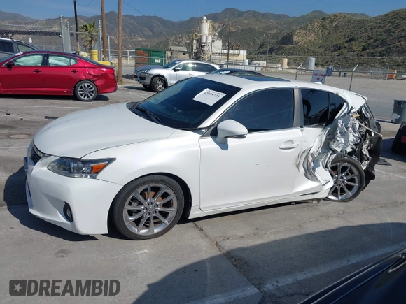 2011 Lexus CT 200h with VIN JTHKD5BH2B2015893, listed as a IAAI auction lot 42095735 with 124,619 mi miles and . Bid and sale history available at DreamBid. Image 14.