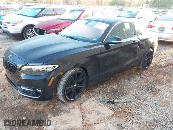 2015 BMW 2 Series 228i with VIN WBA1F5C55FV256604, listed as a IAAI auction lot 41841754 with 118,354 mi miles. Bid and sale history available at carsss.com. Image 17.