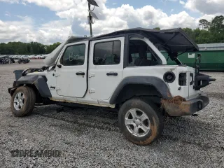 2023 Jeep Wrangler Willys with VIN 1C4HJXDN6PW529670, listed as a Copart auction lot 59550535 with 48,670 mi miles and Salvage title. Bid and sale history available at DreamBid. Image 2.