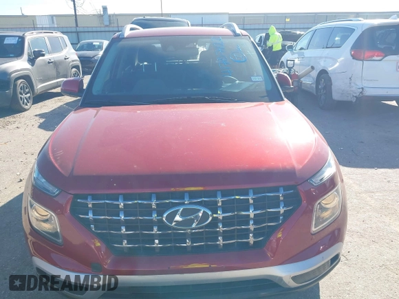 2020 Hyundai Venue SEL with VIN KMHRC8A3XLU018200, listed as a IAAI auction lot 41707122 with 21,529 mi miles. Bid and sale history available at carsss.com. Image 12.