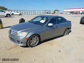 2008 Mercedes-Benz C-Class 3.0L Sport with VIN WDDGF54X88F087887, listed as a IAAI auction lot 40700660 with 190,436 mi miles. Bid and sale history available at carsss.com. Image 2.
