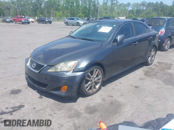 2008 Lexus IS 250 with VIN JTHBK262982075835, listed as a IAAI auction lot 42136775 with 225,389 mi miles. Bid and sale history available at carsss.com. Image 2.