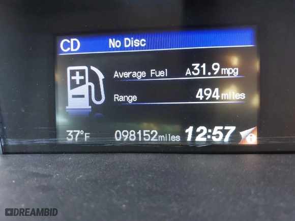 2014 Honda Civic Sedan LX with VIN 19XFB2F52EE221794, listed as a IAAI auction lot 41220941 with 98,152 mi miles. Bid and sale history available at carsss.com. Image 15.