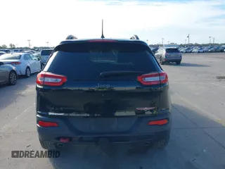 2018 Jeep Cherokee Trailhawk with VIN 1C4PJMBX3JD546332, listed as a IAAI auction lot 41269245 with 88,466 mi miles. Bid and sale history available at carsss.com. Image 16.