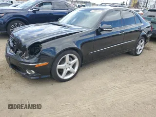 2008 Mercedes-Benz E-Class Sport 5.5L with VIN WDBUF72X48B328801, listed as a Copart auction lot 52808095 with 91,850 mi miles and Salvage Title. Bid and sale history available at carsss.com. Image 1.