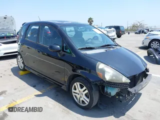 2007 Honda Fit Sport with VIN JHMGD38677S050534, listed as a IAAI auction lot 42382491 with 157,246 mi miles and . Bid and sale history available at DreamBid. Image 1.