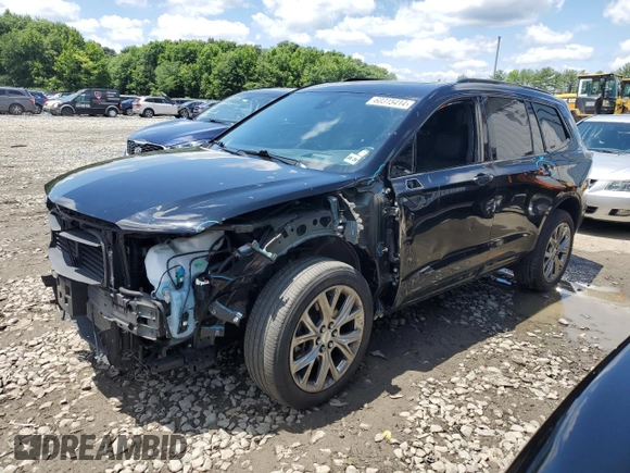 2020 Cadillac XT6 AWD Sport with VIN 1GYKPGRS2LZ121673, listed as a Copart auction lot 60315414 with 34,430 mi miles and Salvage title. Bid and sale history available at DreamBid. Image 1.