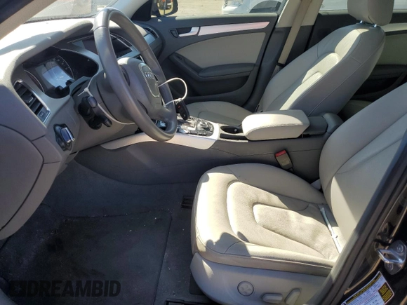 2012 Audi A4 2.0T Premium Plus with VIN WAUEFAFLXCA117463, listed as a Copart auction lot 45972935 with 107,724 mi miles and Salvage Title. Bid and sale history available at carsss.com. Image 7.