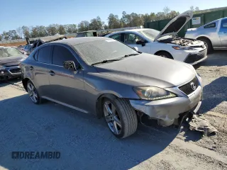 2012 Lexus IS 250 with VIN JTHCF5C22C5060468, listed as a Copart auction lot 75116504 with 206,410 mi miles and Salvage Title. Bid and sale history available at DreamBid. Image 4.