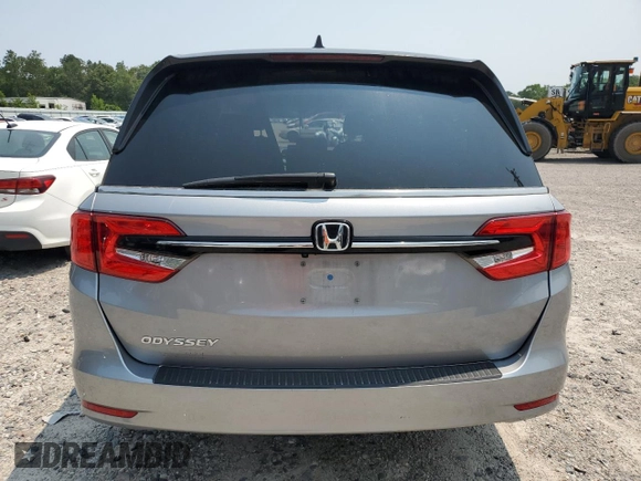 2023 Honda Odyssey EX-L z VIN 5FNRL6H6XPB064259, wystawiony jako Copart lot #58986395 z przebiegiem 22 137 mil mil oraz Szkoda całkowita • Salvage title. Historia ofert i sprzedaży dostępna na DreamBid. Obrazek 6.