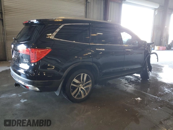 2016 Honda Pilot Elite with VIN 5FNYF6H06GB115707, listed as a Copart auction lot 45553295 with 0 mi miles and Salvage Title. Bid and sale history available at carsss.com. Image 3.