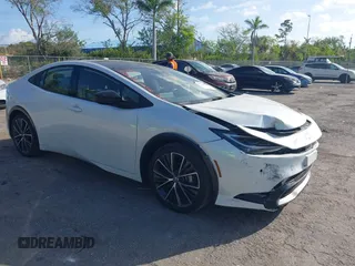 2024 Toyota Prius LE with VIN JTDACAAU1R3033846, listed as a IAAI auction lot 41704630 with 1,678 mi miles. Bid and sale history available at carsss.com. Image 1.