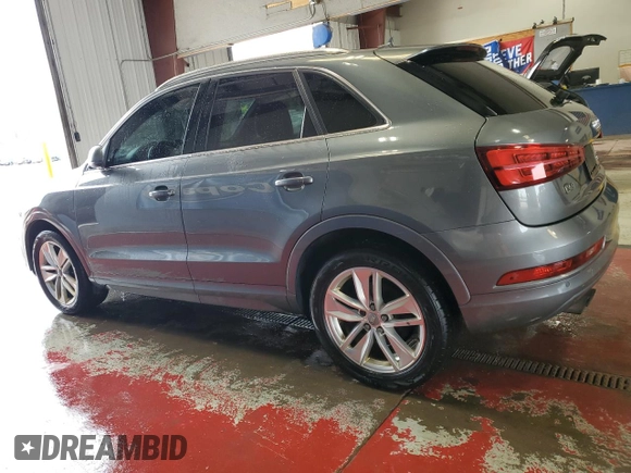 2016 Audi Q3 Premium Plus with VIN WA1EFCFS4GR018421, listed as a Copart auction lot 59670615 with 96,763 mi miles and Salvage title. Bid and sale history available at DreamBid. Image 2.