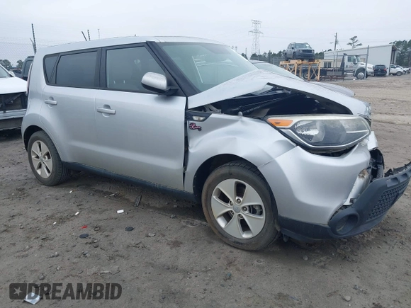 2014 Kia Soul with VIN KNDJN2A20E7702271, listed as a IAAI auction lot 41555814 with 125,296 mi miles. Bid and sale history available at carsss.com. Image 1.