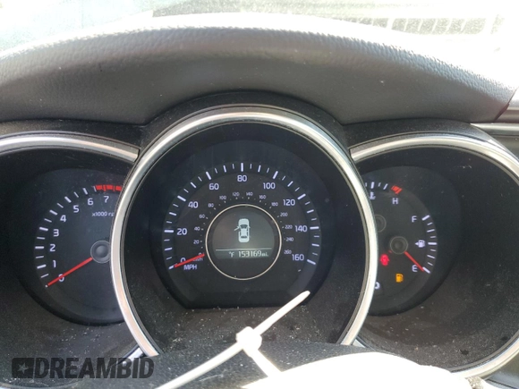 2014 Kia Optima LX with VIN 5XXGM4A71EG275842, listed as a Copart auction lot 44703965 with 153,169 mi miles and Salvage Title. Bid and sale history available at carsss.com. Image 9.