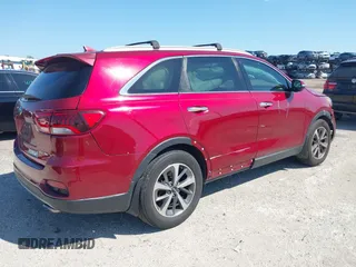 2019 Kia Sorento EX Sport with VIN 5XYPH4A50KG464007, listed as a IAAI auction lot 41999034 with 157,571 mi miles and . Bid and sale history available at DreamBid. Image 4.