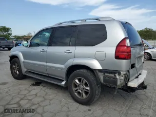 2008 Lexus GX 470 with VIN JTJBT20X180155268, listed as a Copart auction lot 52570865 with 267,687 mi miles and Salvage Title. Bid and sale history available at carsss.com. Image 2.